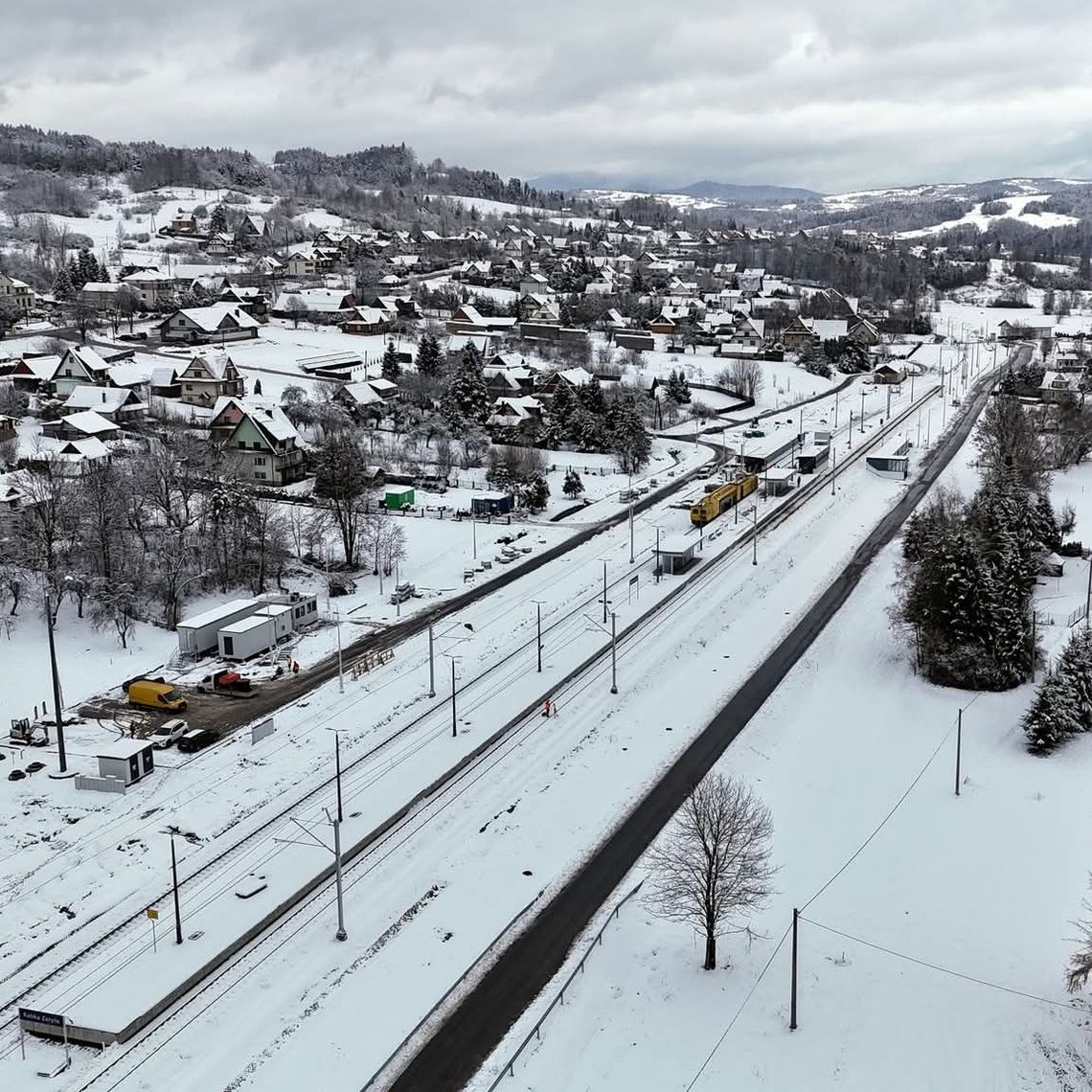 Przełom na Podhalu. Stacja Rabka Zaryte gotowa. Pociągi wracają już w połowie grudnia [FOTO]