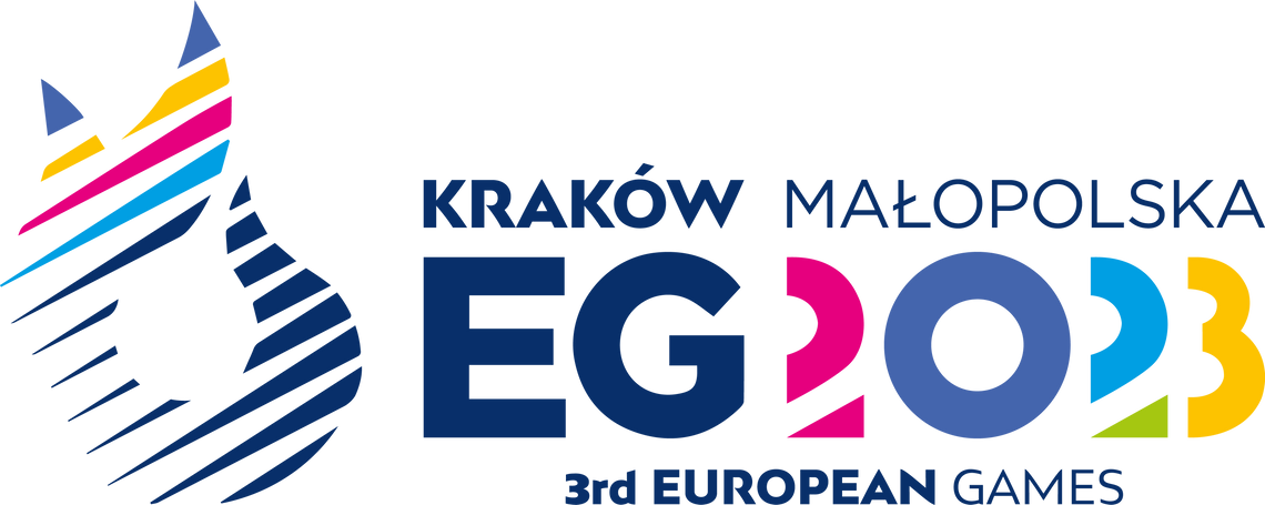 na zdjęciu znajduje się logo Igrzysk Europejskich 2023