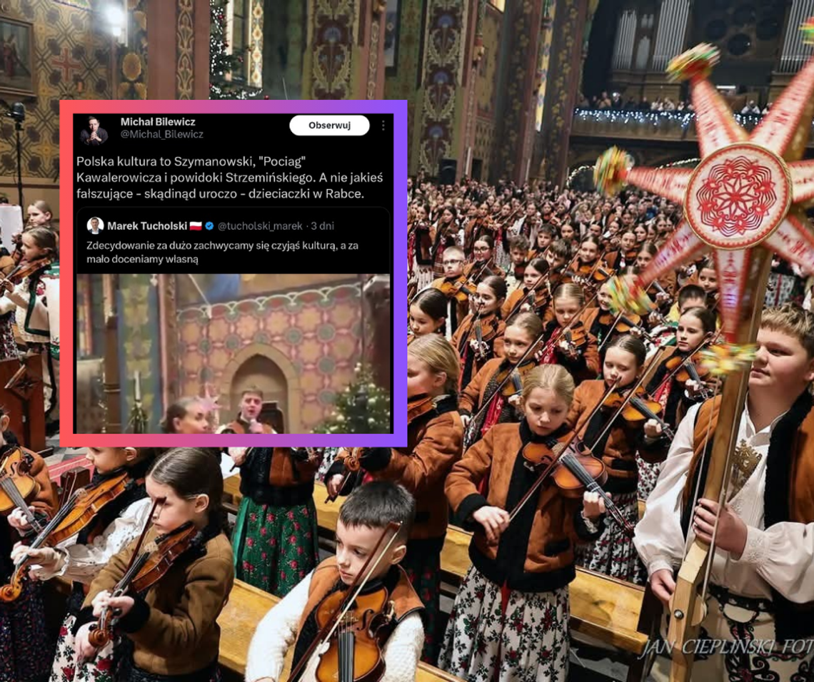 Skandaliczny wpis Michała Bilewicza. Psycholog pisze o "fałszujących dzieciaczkach w Rabce" Mała Armia Janosika, góralska pasterka, gorczańskie uzdrowisko, Podhale, Michał Bilewicz, socjolog, uniwersytet Warszawski, skandaliczny wpis, kultura