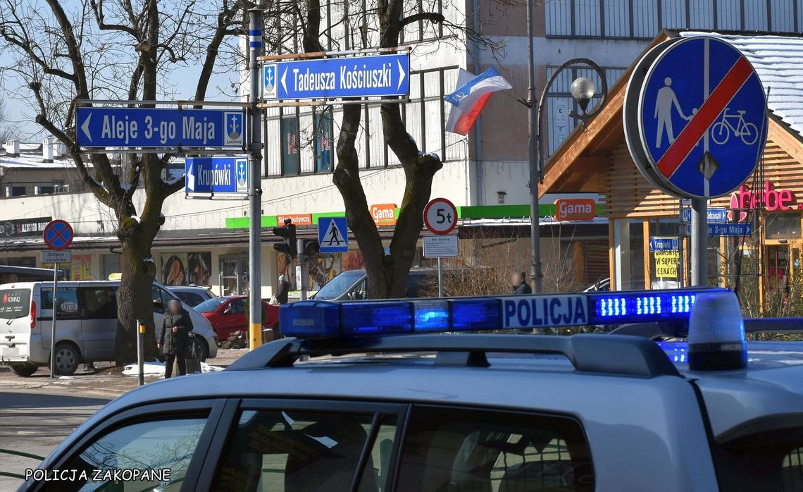 Zakopane, biały Dunajec, pijany kierowca z Brazylii, Brazylia, promile alkoholu, konfiskata samochodu