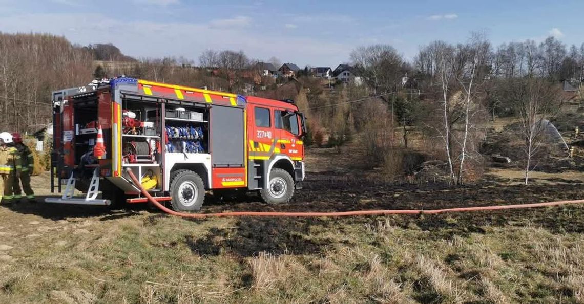 Śmierć 78-letniego mężczyzny podczas pożaru trawy w miejscowości Sanka [FOTO]