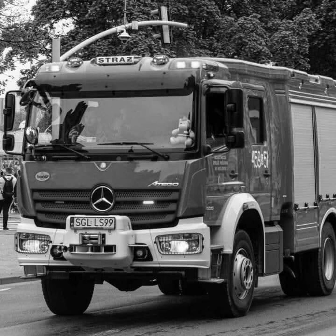 Śmierć strażaka, na sygnale, OSP Wielowieś, na sygnale, śmierć, tragedia, na sygnale, śmiertelny wypadek