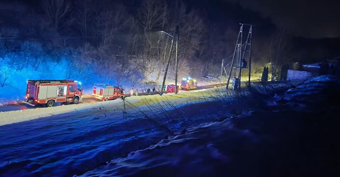 Śmiertelne potrącenie pieszego w Skale. Sprawca wypadku uciekł [FOTO]