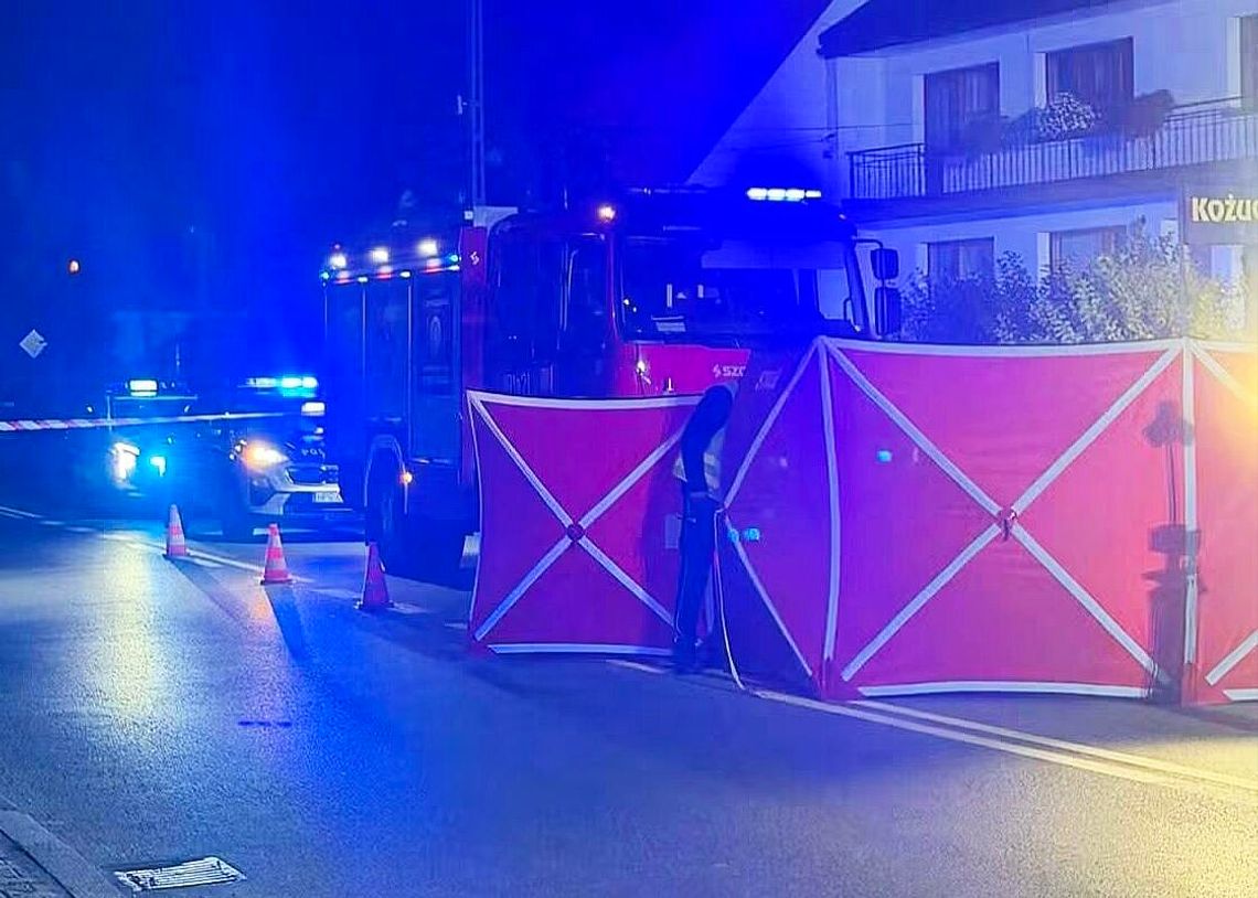 Śmiertelne potrącenie w Waksmundzie. Pieszy zginął na miejscu