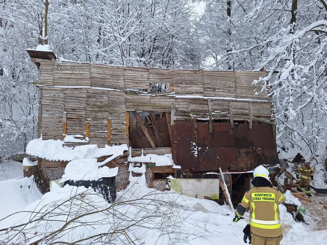Śnieżny armagedon w Małopolsce. Prawie tysiąc interwencji strażaków w niedzielę [ZDJĘCIA]