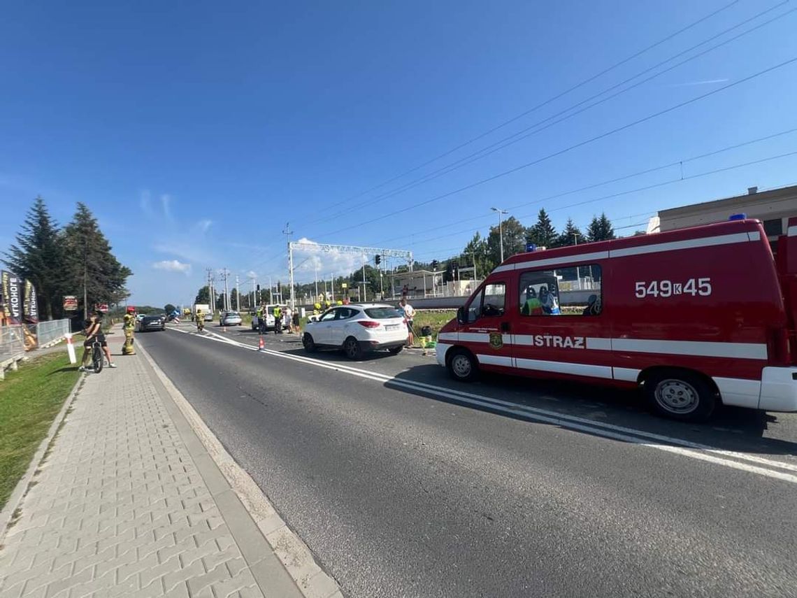 Dwa zdarzenia drogowe miały miejsce na Zakopiance w Poroninie