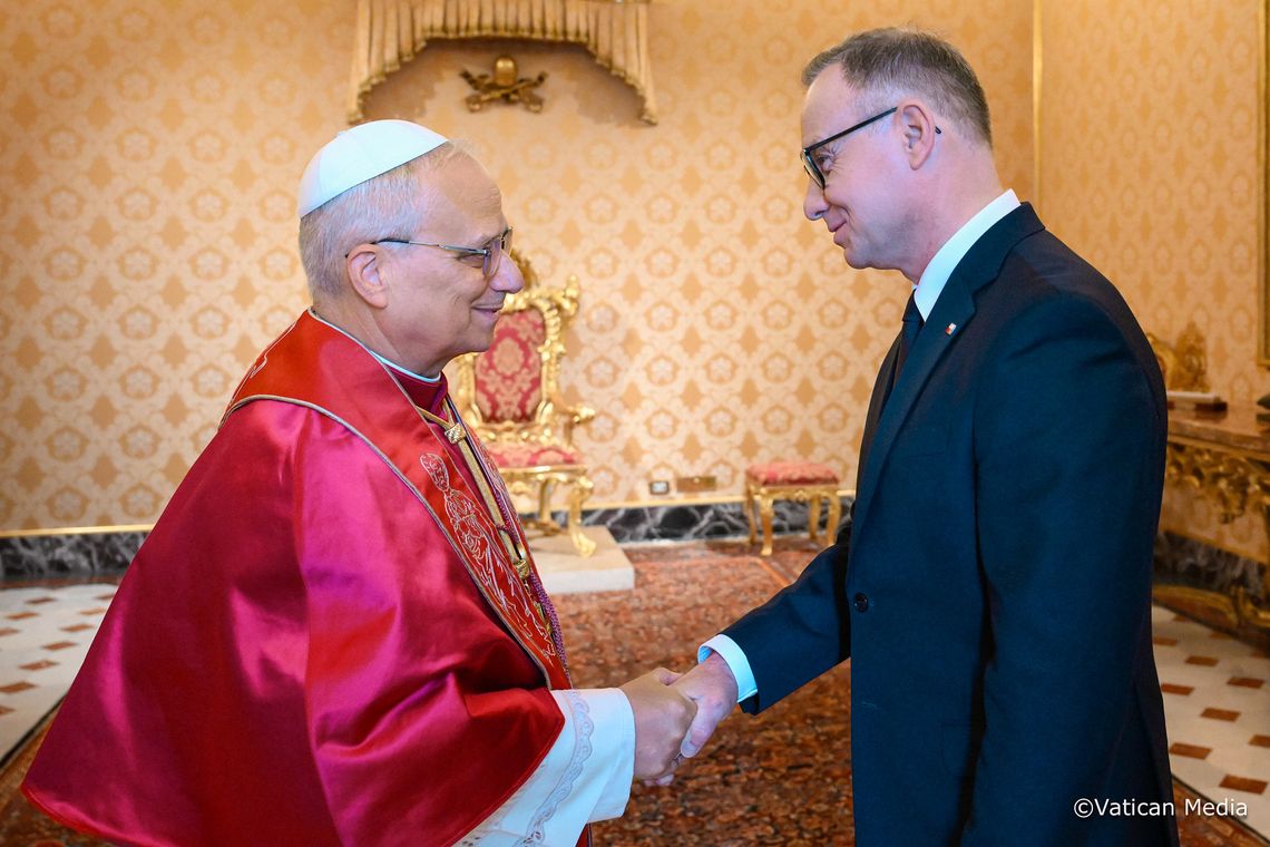 Andrzej Duda Watykan, Papież Leon XIV, Wizyta Prezydenta Dudy, Spotkanie Duda Papież, Pożegnanie Duda Watykan