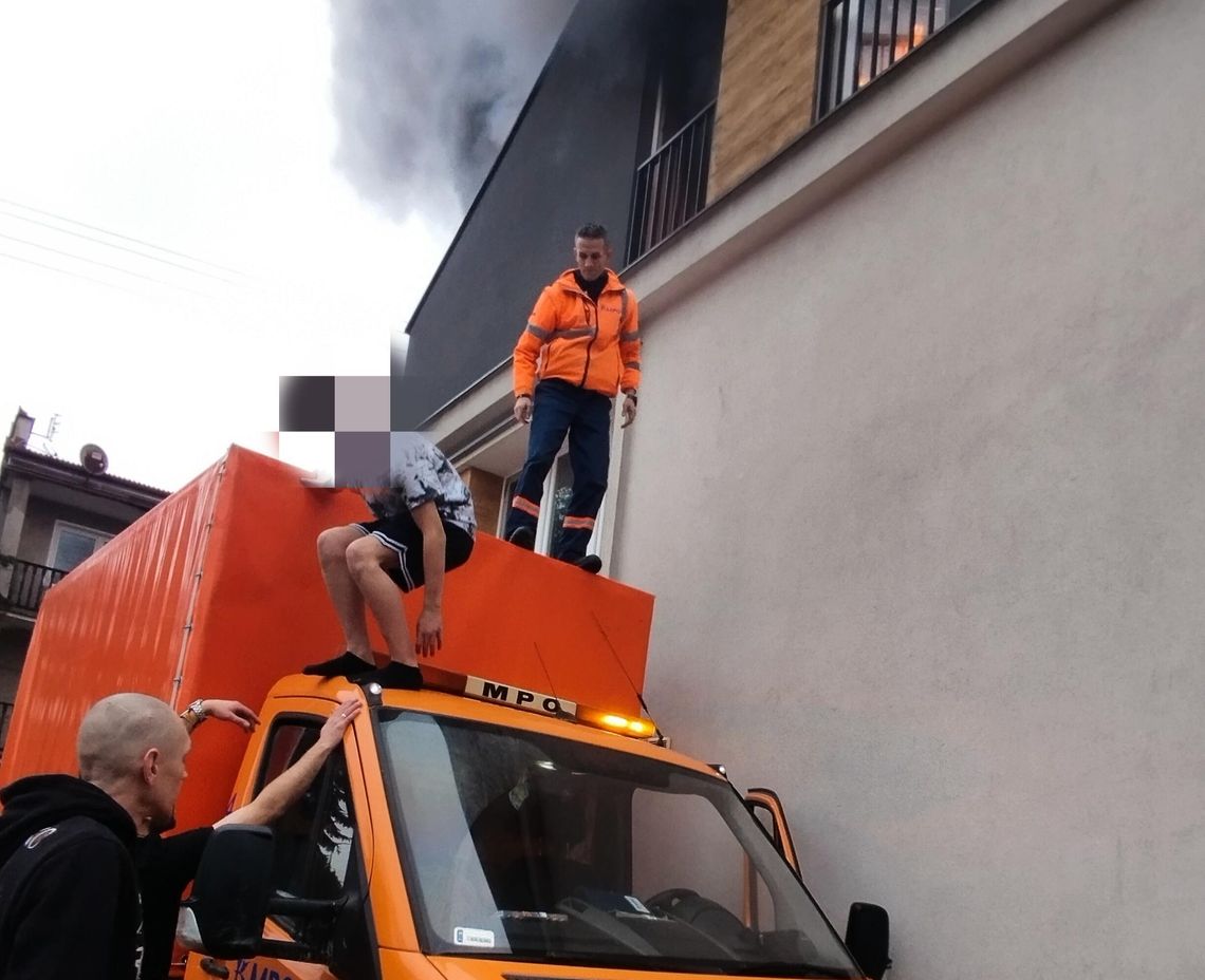 Nowa Huta, Kraków, pożar na ulicy Klasztornej w Nowej Hucie, bohater z MPO,