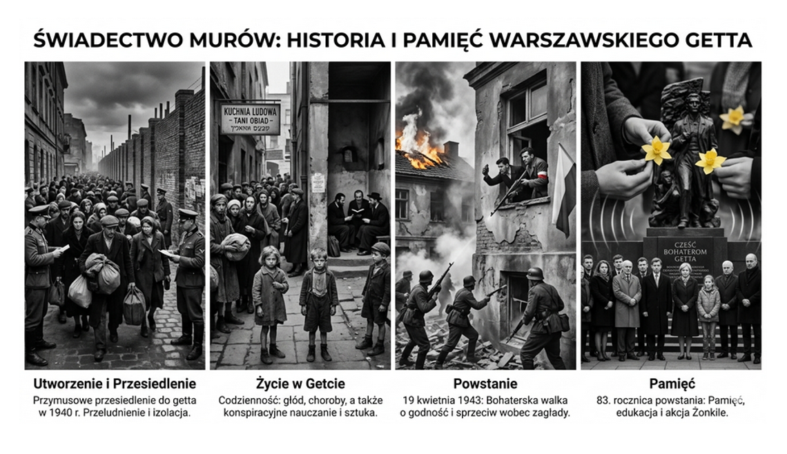 Świadectwo Murów: Tragedia i Opór Warszawskiego Getta