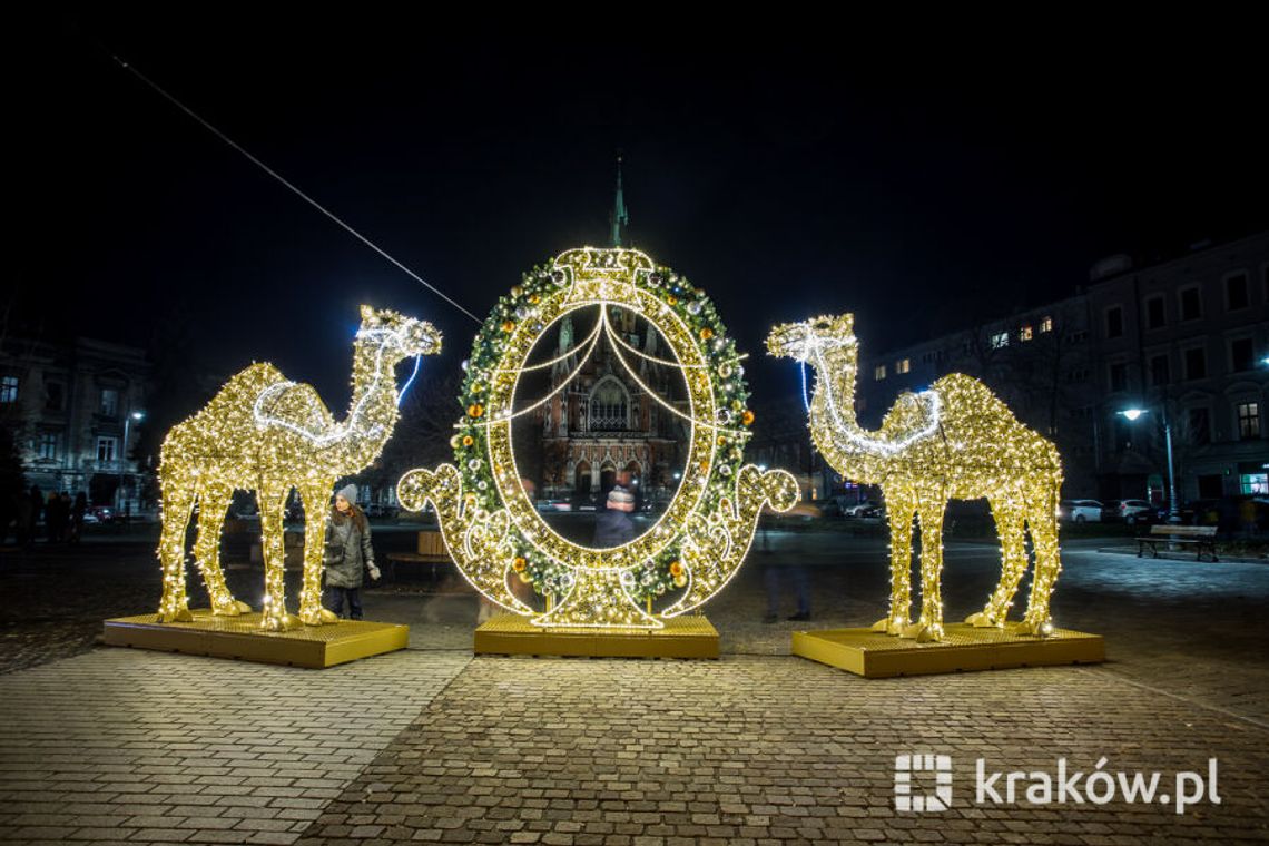 Świąteczna iluminacja w Krakowie za mniejsze pieniądze