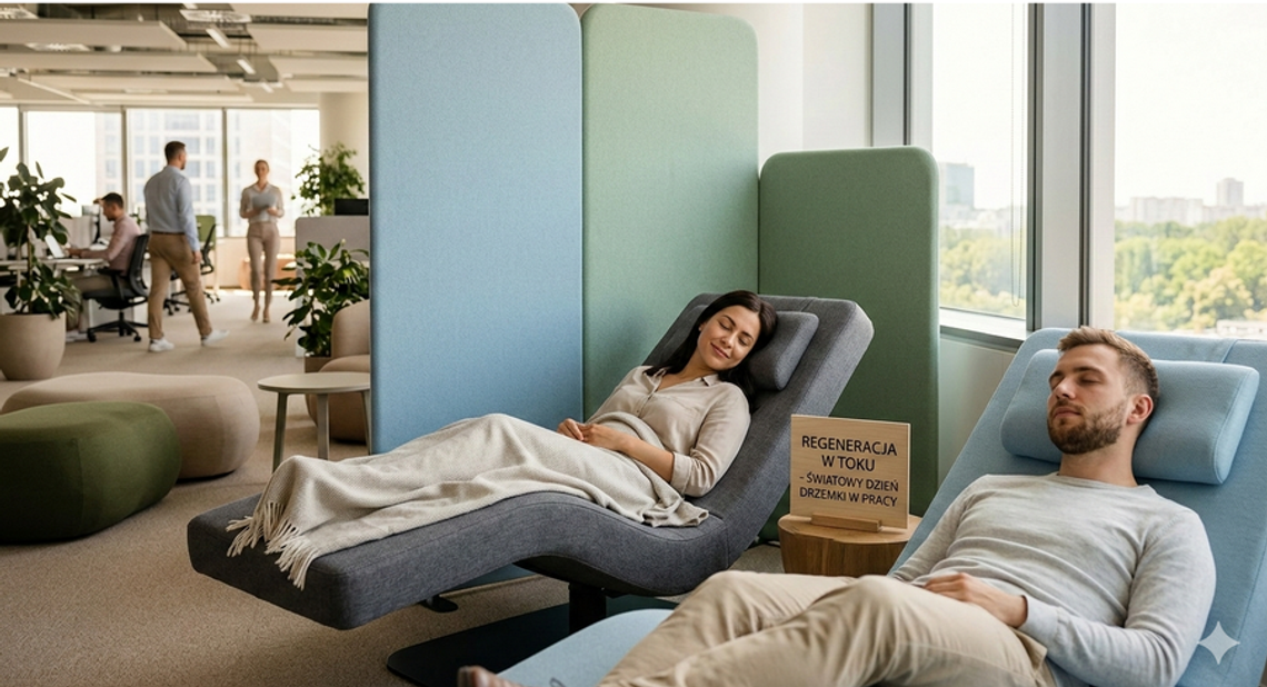 Światowy Dzień Drzemki w Pracy