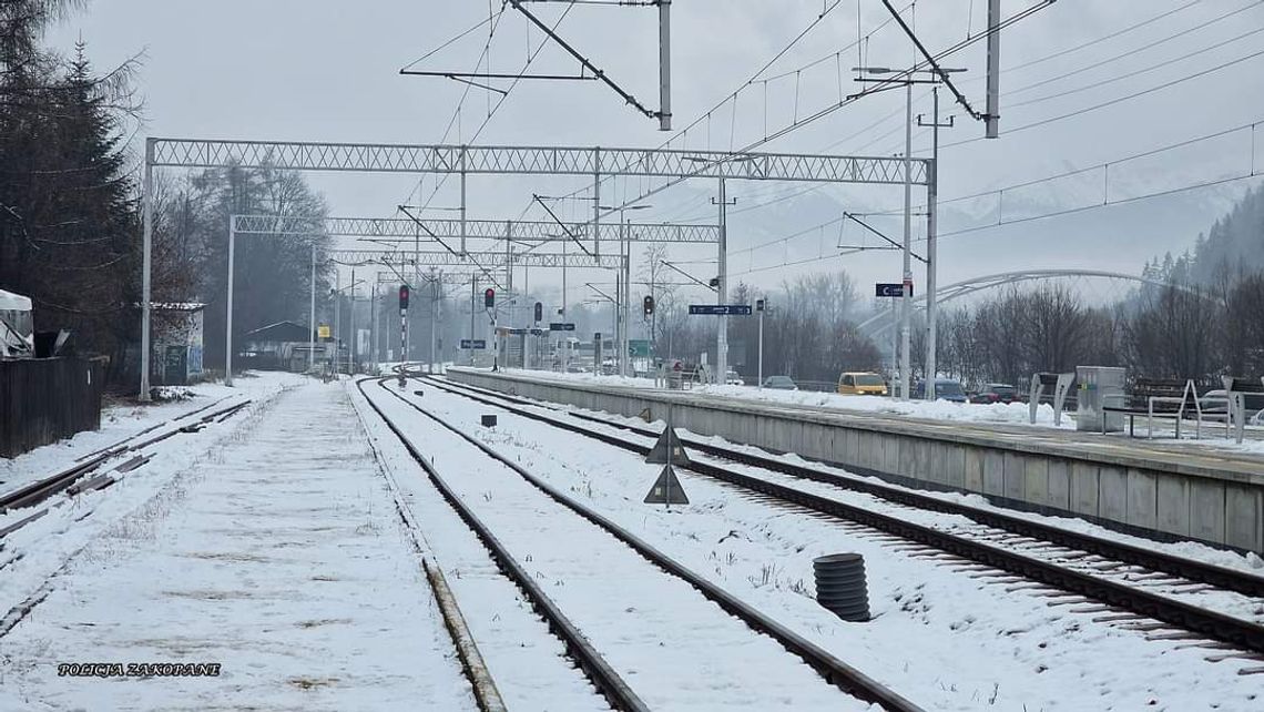 Szła torowiskiem po pijaku do Poronina, bo pokłóciła się z mężem