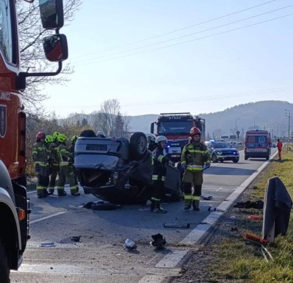 Tarnowska Policja podaje szczegóły wypadku na obwodnicy Wojnicza [FOTO]