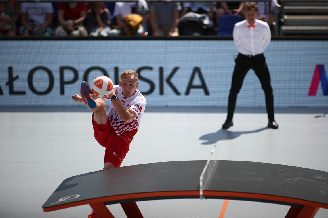 Teqball podbija Kraków! Polak ze srebrnym medalem Igrzysk Europejskich