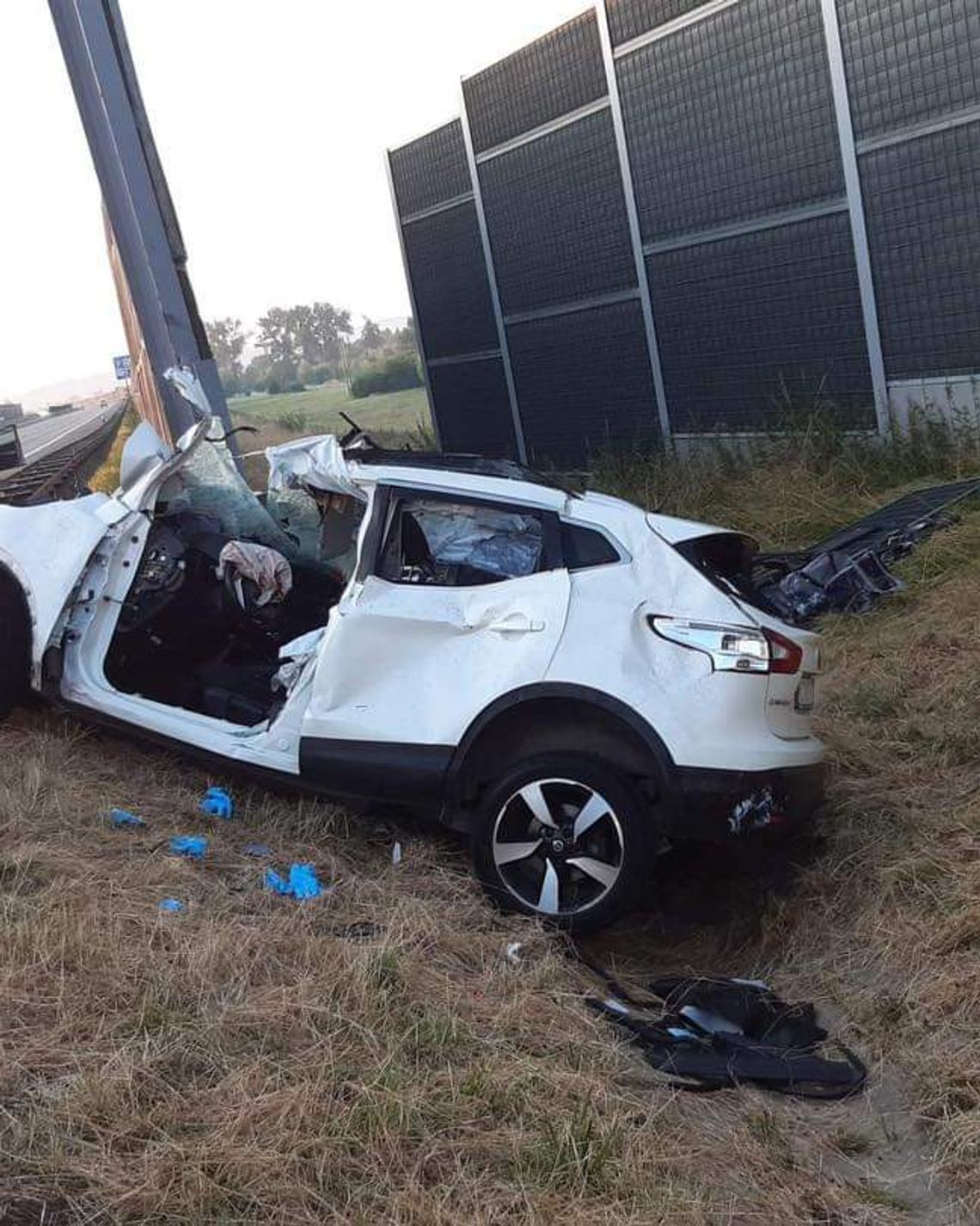 Tragedia i śmierć na wielickim odcinku autostrady A4 [FOTO]