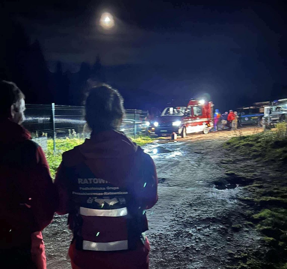 Tragedia na Gubałówce. Odnaleziono ciało poszukiwanego grzybiarza Podhale, Gubałówka, Zakopane, tragiczny finał poszukiwań, odnaleziono zwłoki grzybiarza, tragedia podczas grzybobrania, powiat tatrzański