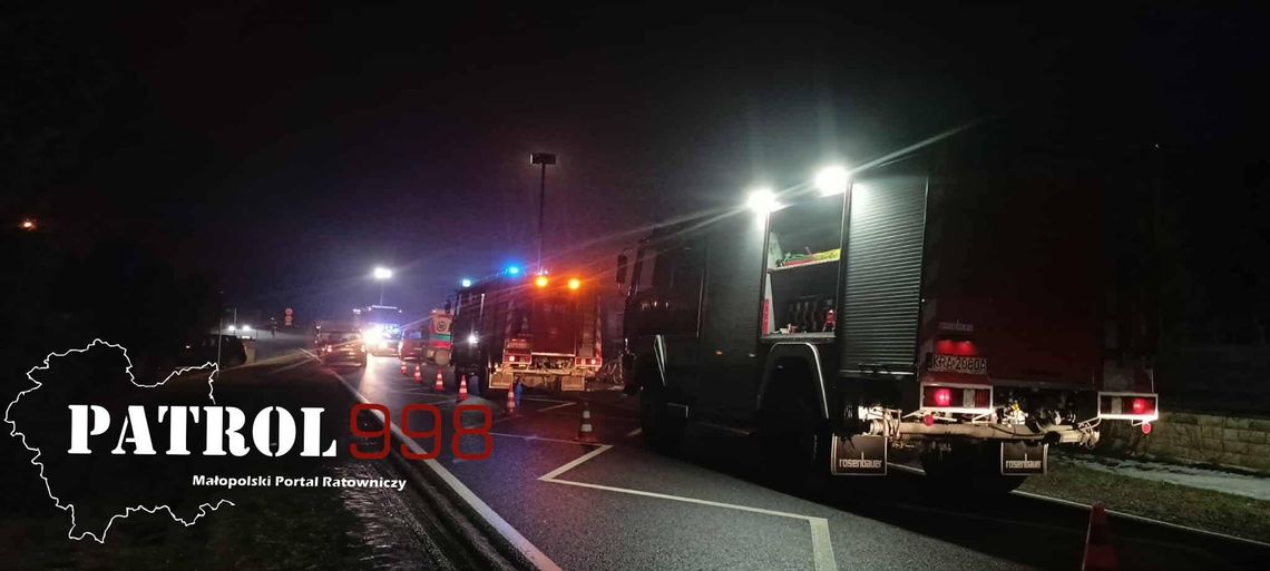 Czernichów, powiat krakowski, śmiertelny wypadek, nie żyje 70-letnia piesza, tragiczny wypadek w Czernichowie