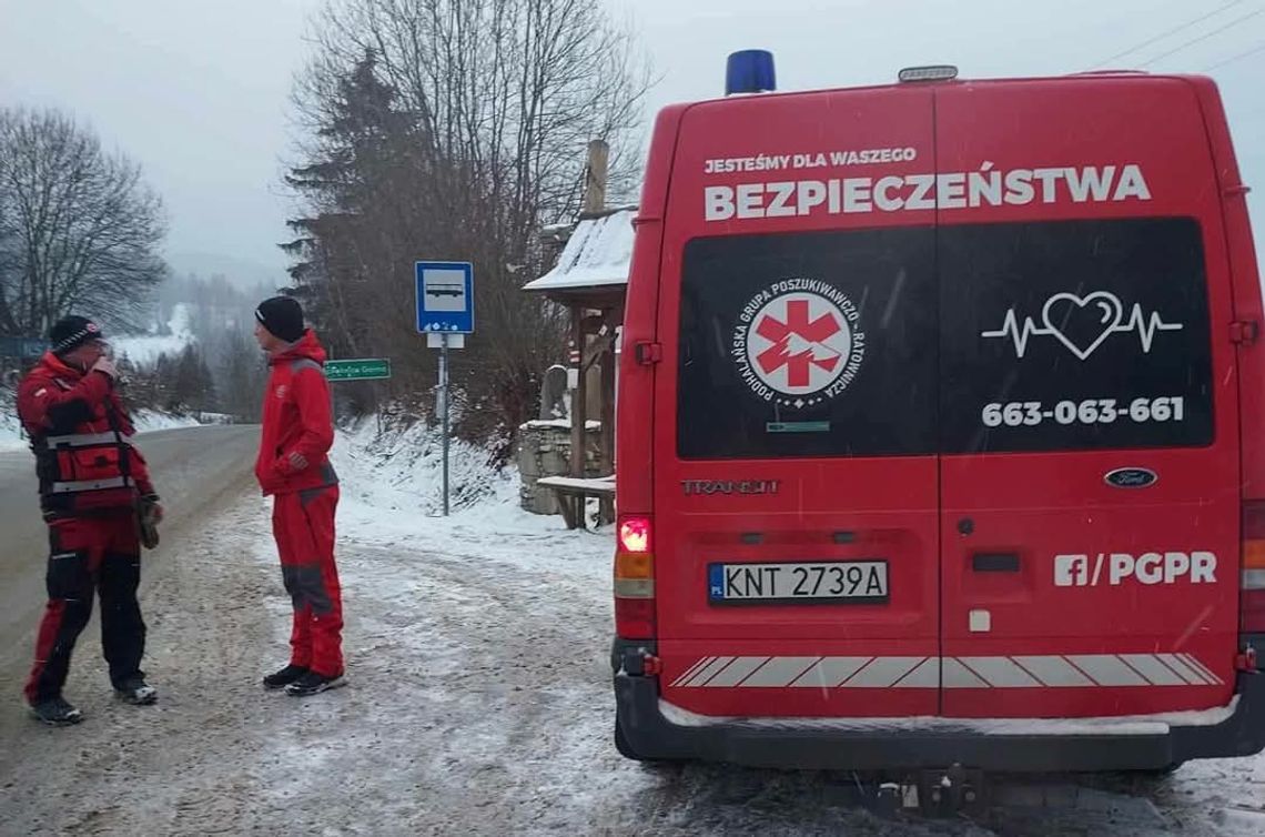 Tragedia w Gorcach. Ciało 20-latka odkryto w rejonie Przełęczy Knurowskiej