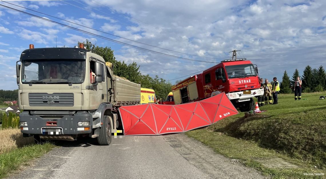 wypadek Olszyny, Olszyny hulajnoga elektryczna, wypadek Rzepiennik Strzyżewski, hulajnoga wypadek dziecko, 11-latek zginął, zderzenie z ciężarówką, wypadek Tarnów, bezpieczeństwo hulajnoga elektryczna, przepisy hulajnoga