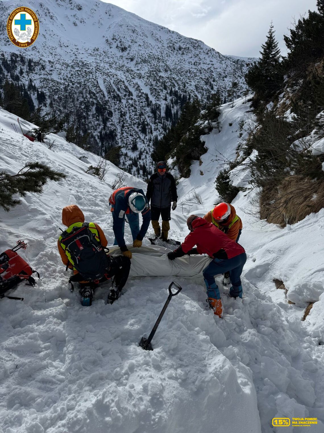 Tatry, Tatry Słowackie, tragiczny finał poszukiwań turysty w Tatrach, na sygnale, akcja poszukiwawcza