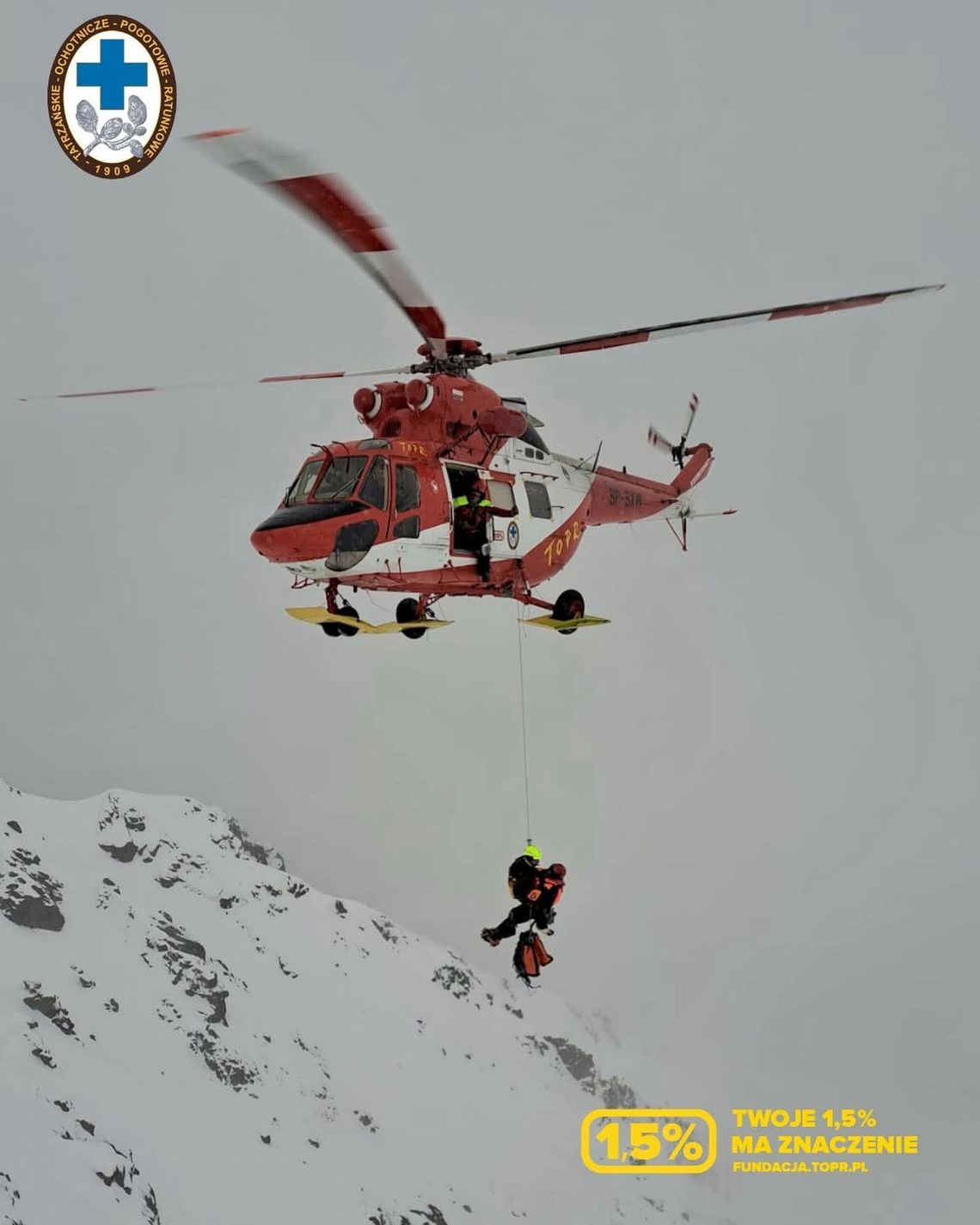 Lawina w Tatrach, Podhale, Tatry, śmiertelny wypadek w Tatrach, na sygnale, TOPR, ratownicy górscy, akcja ratunkowa w górach