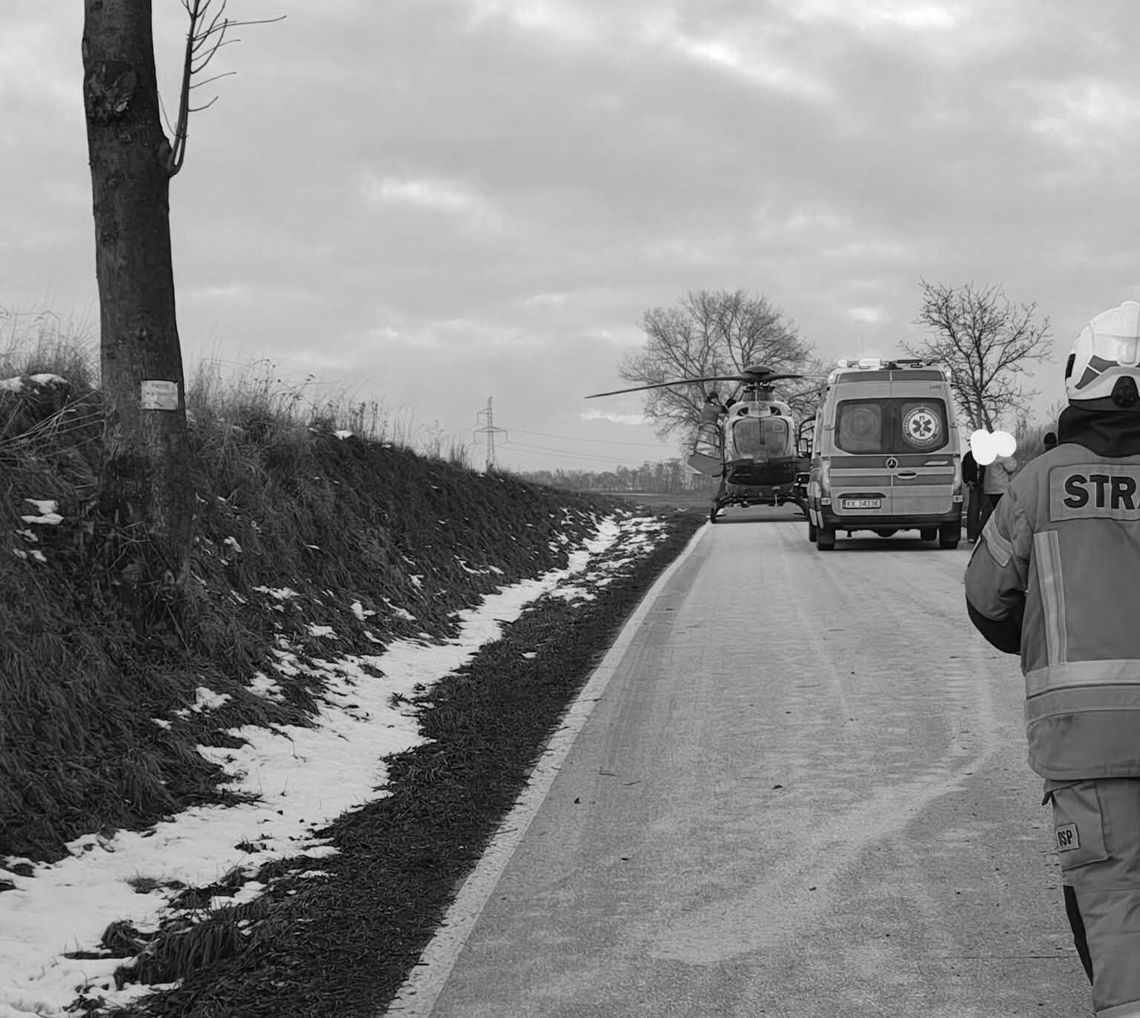 Szczepanowice, gmina Słomniki, powiat krakowski, na sygnale, tragiczny finał wypadku w Szczepanowicach, akcja ratunkowa, akcja ratownicza, śmierć 11-latka