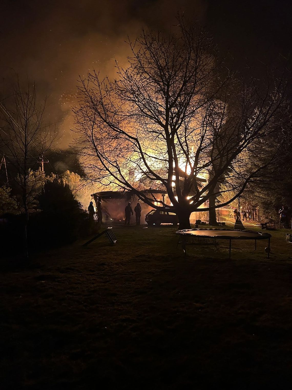 Śledziejowice, powiat wielicki, tragedia w powiecie wielickim, pożar w powiecie wielickim, na sygnale