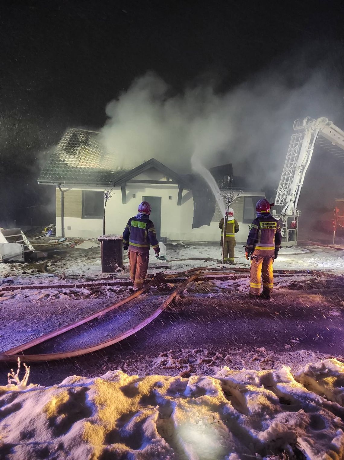 Wronin, Proszowice, powiat proszowicki, akcja gaśnicza, akcja ratunkowa, ofiara śmiertelna pożaru w powiecie proszowickim
