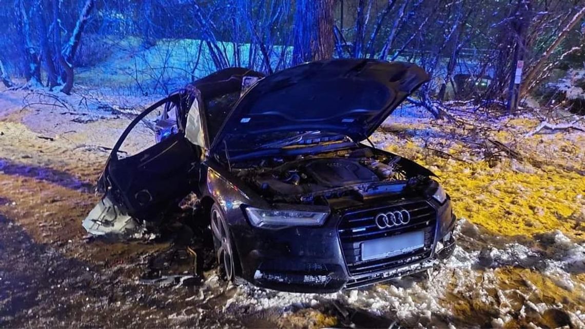 Tragiczny wypadek na ulicy Półłanki w Krakowie. Kierowca był pijany