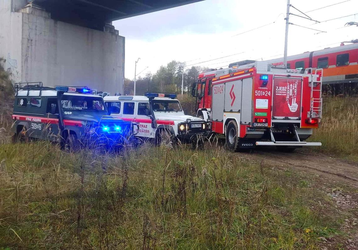 Bukowno, powiat olkuski, tragedia w Bukownie, akcja ratunkowa, śmierć starszego mężczyzny w powiecie olkuskim, na sygnale
