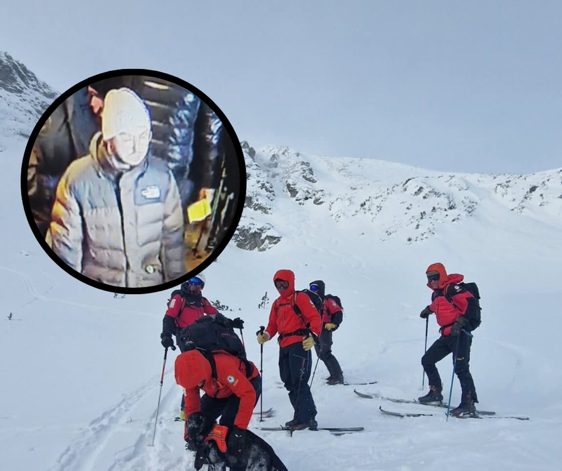 Podhale, Tatry, powiat tatrzański, poszukiwania zaginionego turysty w okolicy Kasprowego Wierchu, Andrzej Dubiel, zaginiony, poszukiwania Andrzeja Dubiela