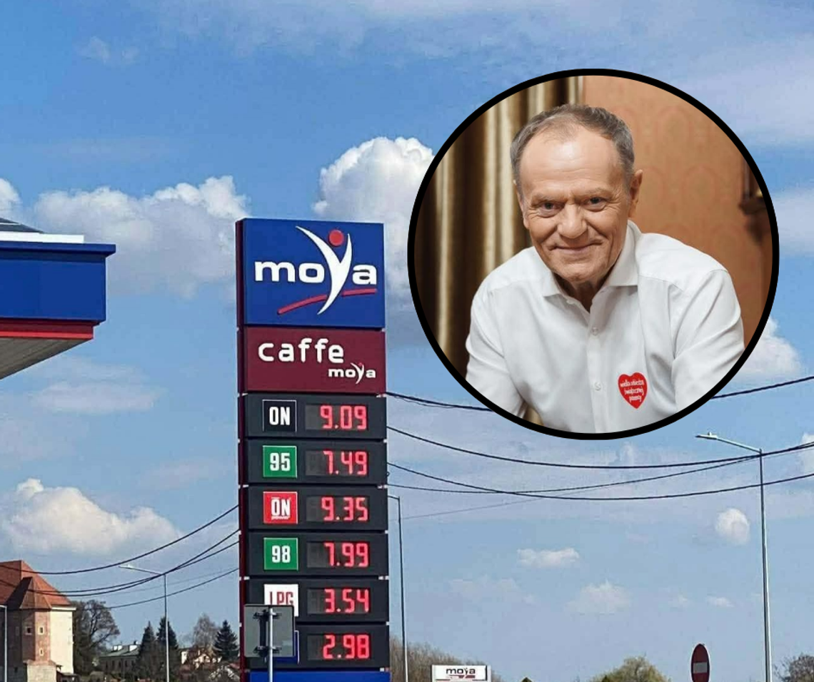 Tusk zapowiada pakiet CPN: Paliwo tańsze o 1,20 zł. VAT i akcyza ostro w dół! Donald Tusk, obniżka akcyzy, obniżka VAT na paliwo, Koalicja Obywatelska, ceny paliw, obniżka cen paliwa