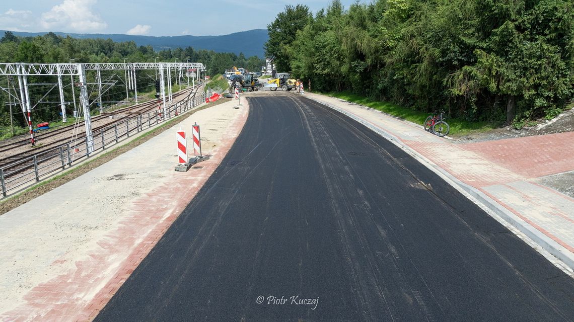 Na zdjęciu wyremontowana ulica Zakopiańska w Rabce-Zdroju