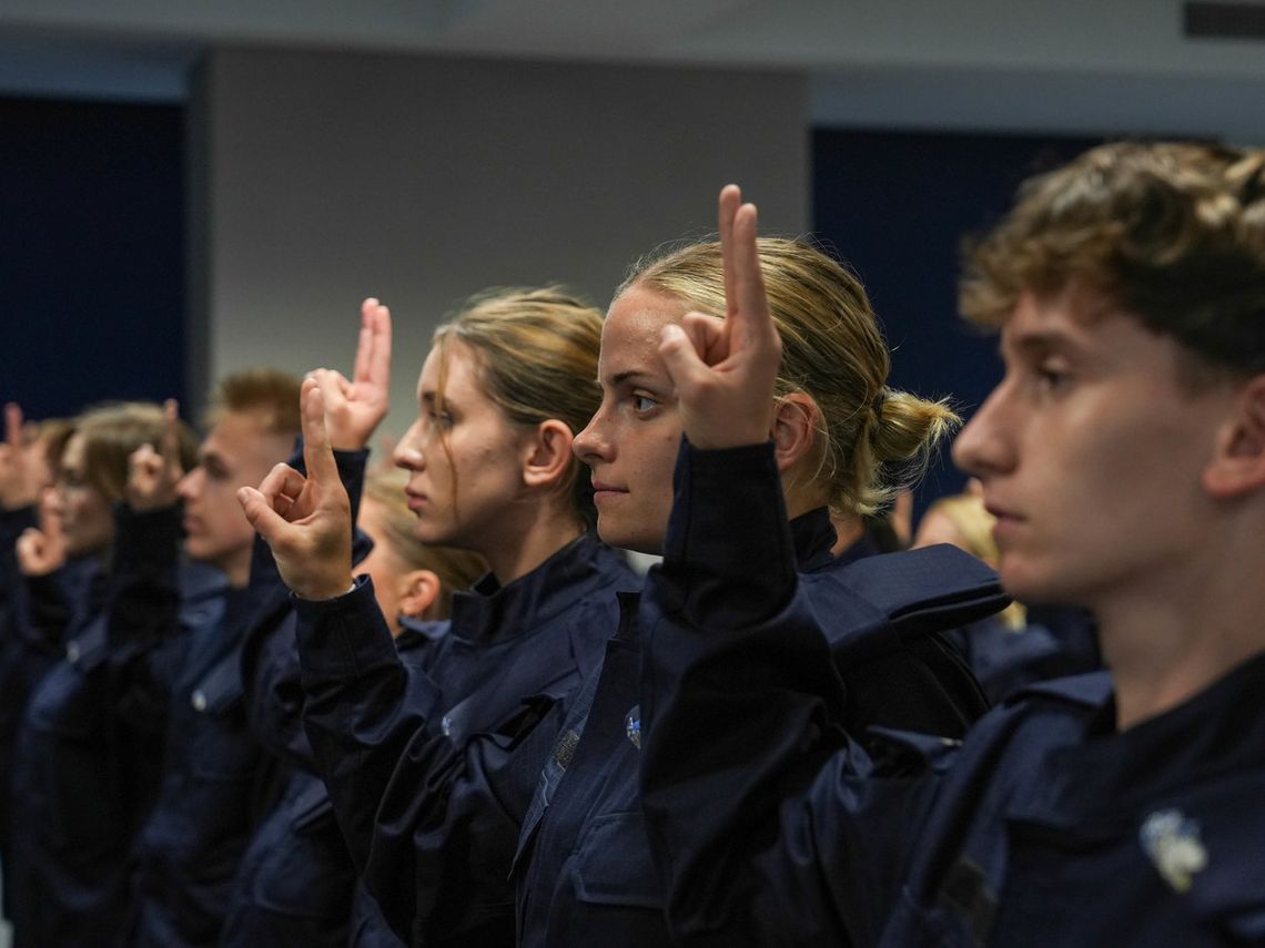Ślubowanie policjantów, Małopolska Policja, nowi policjanci, ślubowanie funkcjonariuszy policji, policjanci, policja