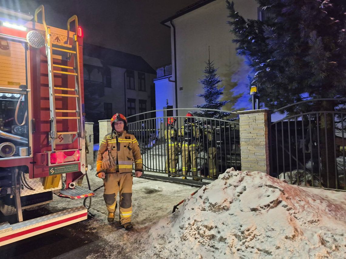 Zakopane, powiat tatrzański, pożar w Zakopanem, gaśnicza w Zakopanem, straż pożarna, strażacy, zastępy straży pożarnej