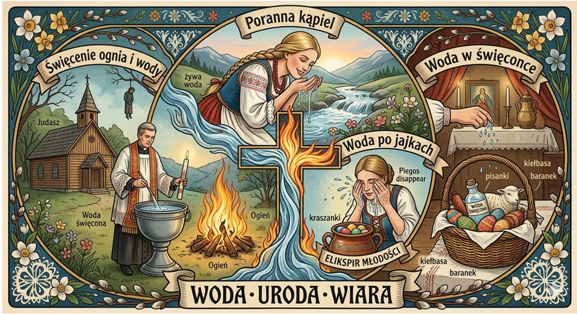 Wielkanocne zwyczaje: woda, uroda, wiara
