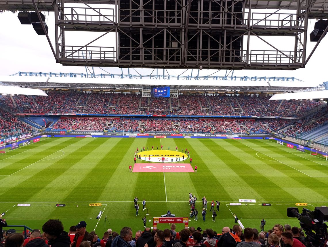 Na zdjęciu stadion Wisły Kraków przy R22