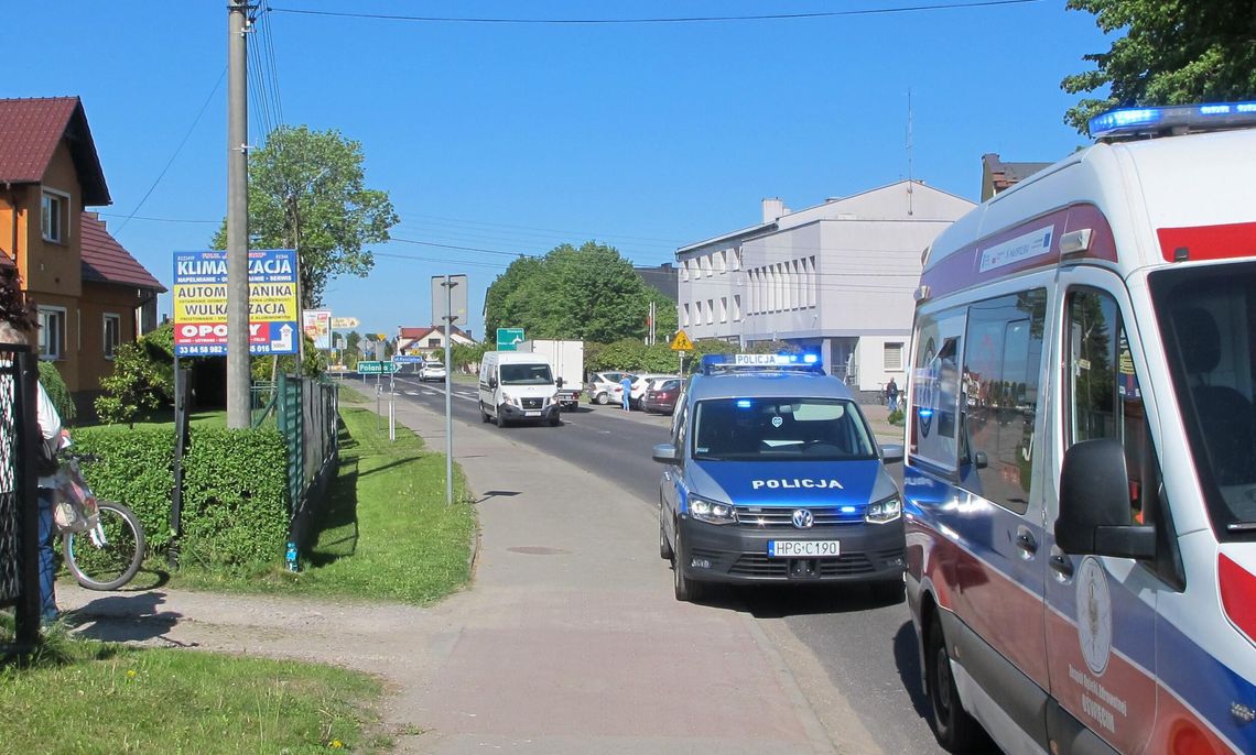 Osiek wypadek rowerzystki, wypadek rowerowy Osiek, 11 latka rower wypadek, kask rowerowy uratował życie, bezpieczeństwo rowerzysty dziecko