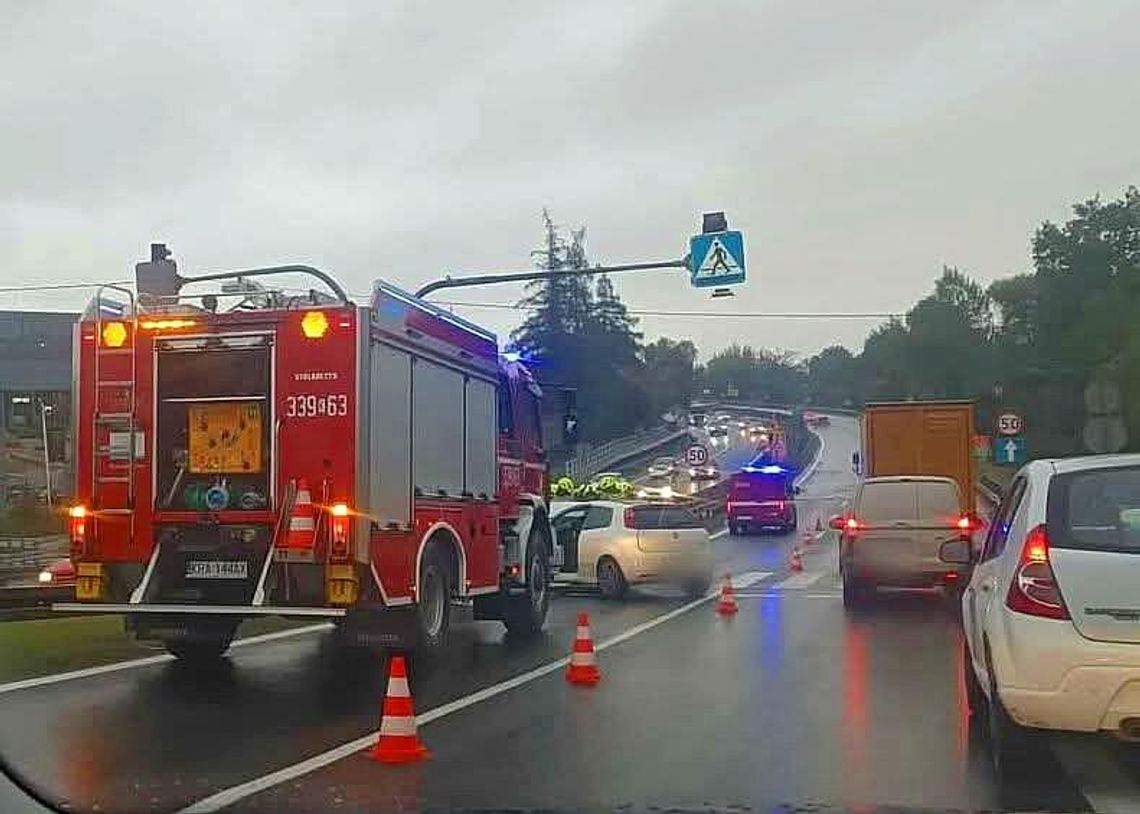 Zakopianka, Gaj, wypadek drogowy, kolizja drogowa, powiat krakowski, na sygnale, wypadek, akcja ratunkowa