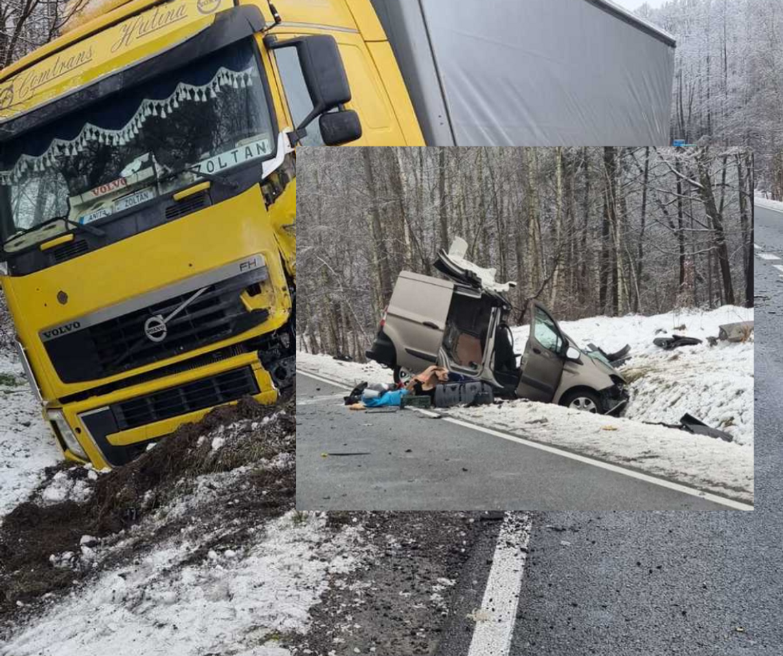 Wypadek w powiecie tarnowskim. Jedna osoba w stanie ciężkim (ZDJĘCIA)