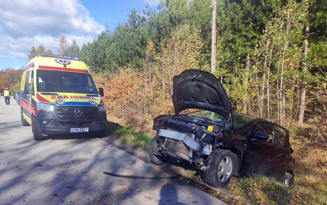 Wypadek w Świdrówce. Na szczęście bez poszkodowanych [FOTO]