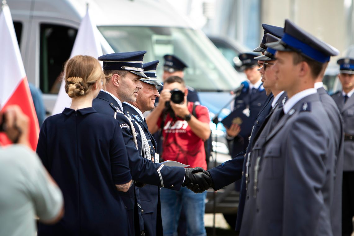 Święto Policji Nowy Targ 2025, Policja Nowy Targ, awanse policjantów Nowy Targ, odznaczenia policyjne 2025, Knap Motor Nowy Targ