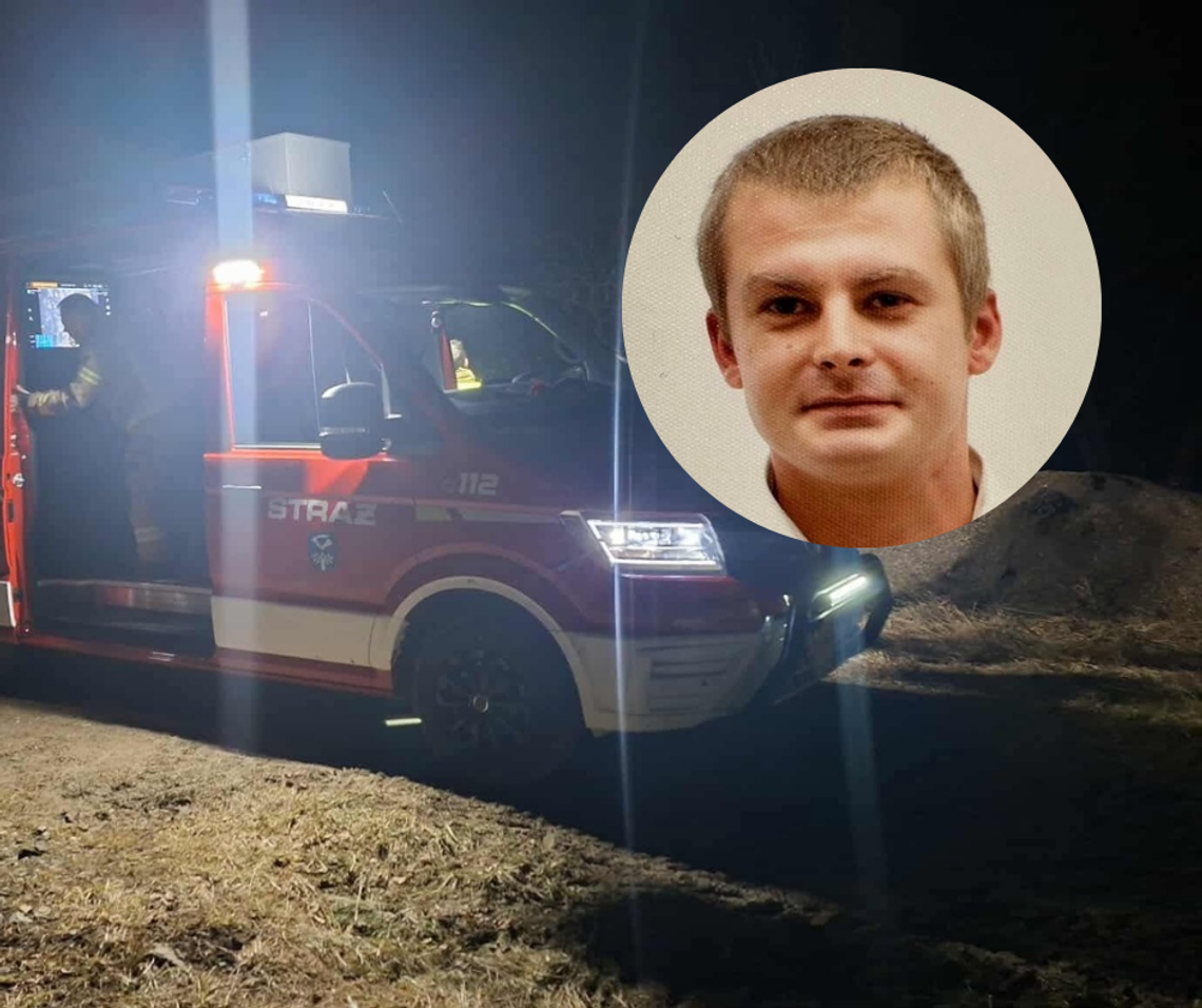 Zaginął Paweł Brzana z Osielca. 28-latek wyszedł z psem na spacer i nie wrócił. Osielec, zaginął 28-letni Paweł Brzana, poszukiwania, akcja poszukiwawcza, na sygnale, straż pożarna, poszukiwany