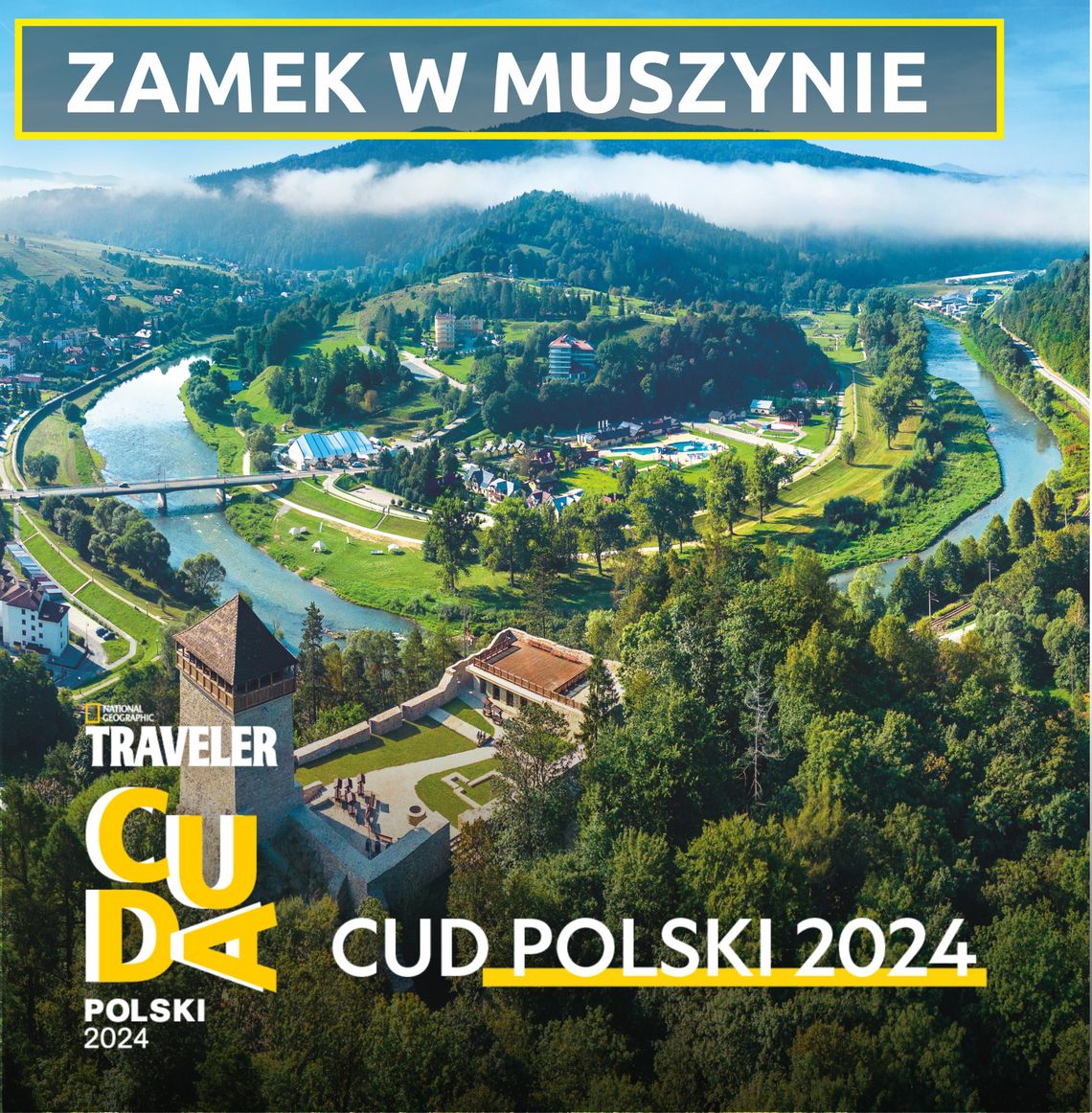 Na zdjęciu Zamek w Muszynie, czyli Cud Małopolski 2024