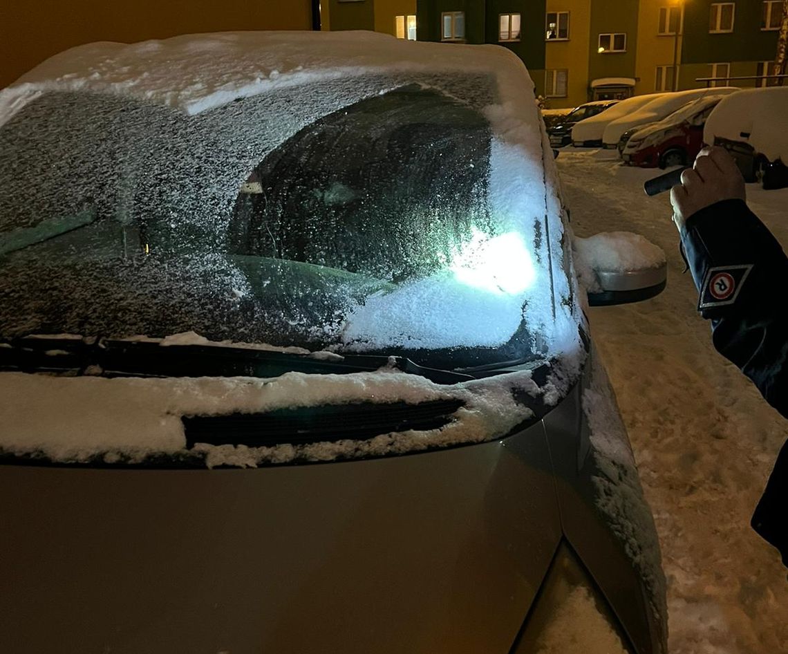 Zamknął psa na wiele godzin w samochodzie przy kilkustopniowym mrozie