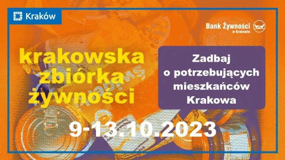 W dniach 9-13 października odbędzie się krakowska zbiórka żywności