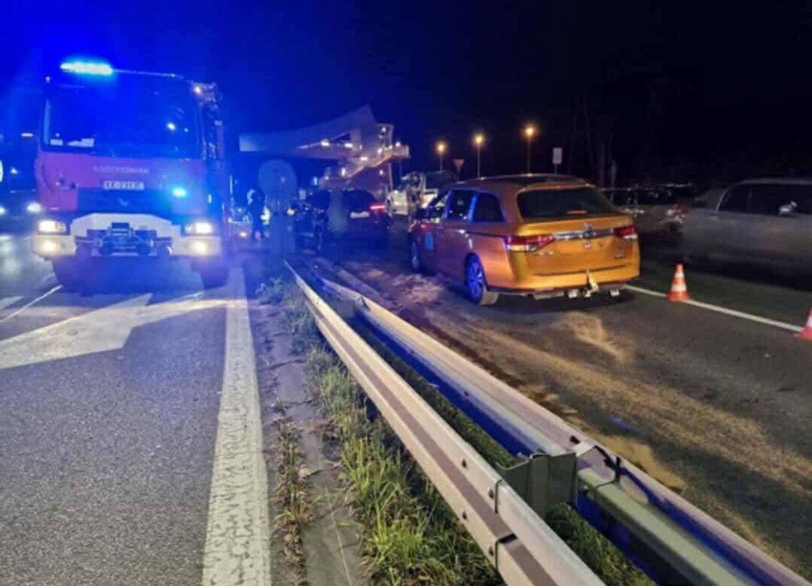 Jawornik, Myślenice, Zakopianka, powiat myślenicki, Kraków, Zakopane, na sygnale, wypadek drogowy