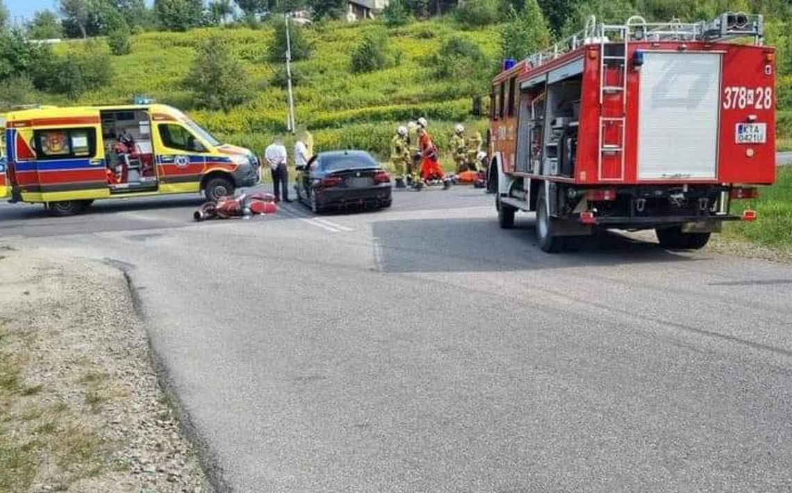 Dwóch motocyklistów zderzyło się na terenie miejscowości Pławna