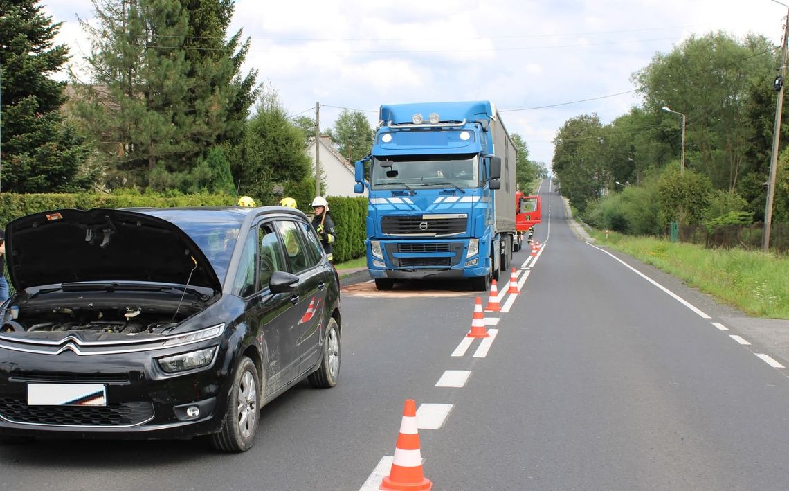 wypadek Bulowice, wypadek DK52, zderzenie ciężarówki Bulowice, wypadek samochody Bulowice, M jak Małopolska wypadki