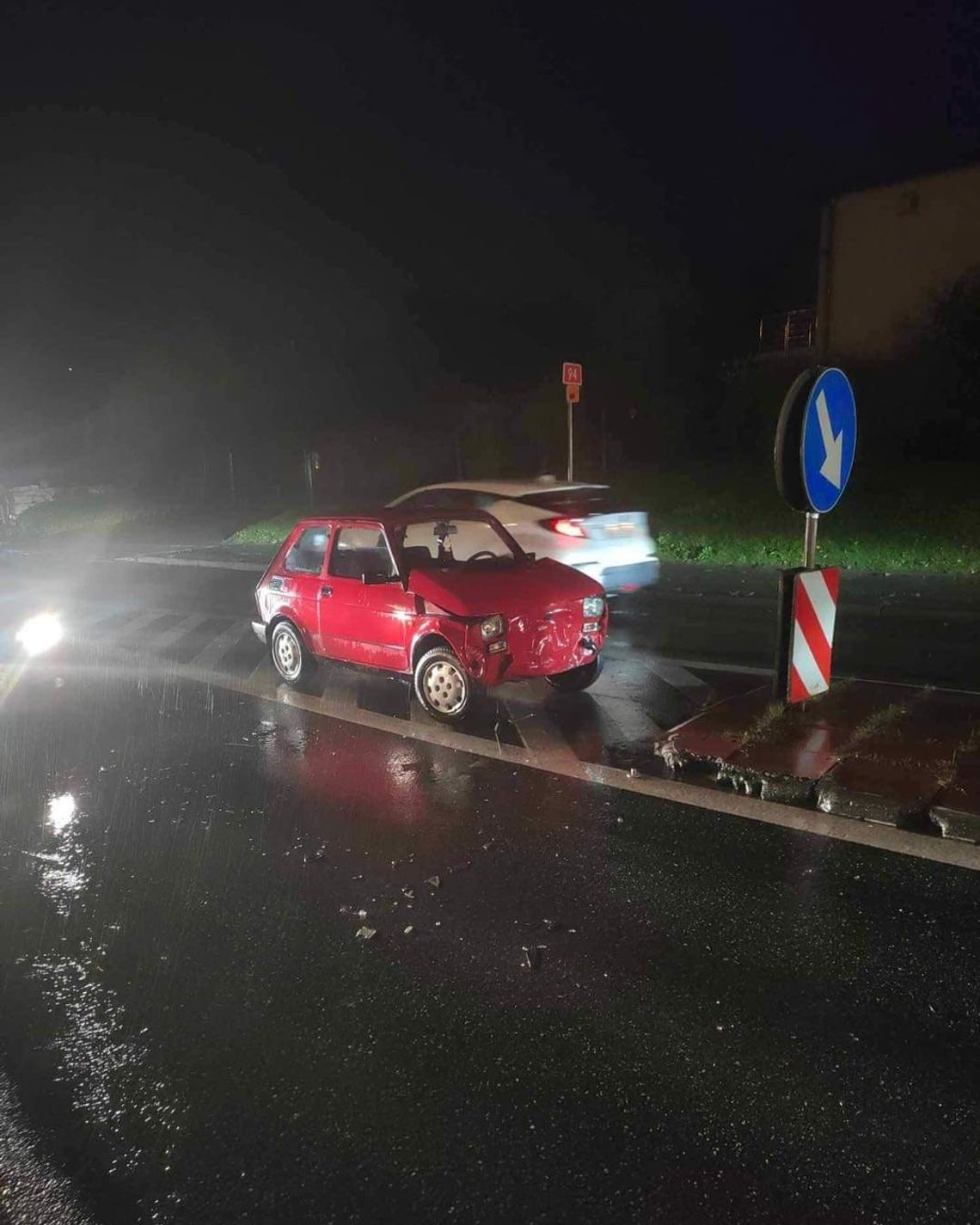 Kolizja na DK94 w miejscowości Biały Kościół